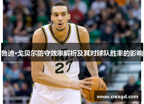 鲁迪·戈贝尔防守效率解析及其对球队胜率的影响