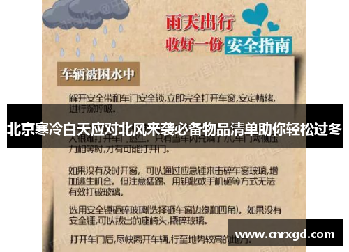北京寒冷白天应对北风来袭必备物品清单助你轻松过冬
